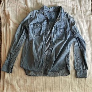 Button up denim shirt